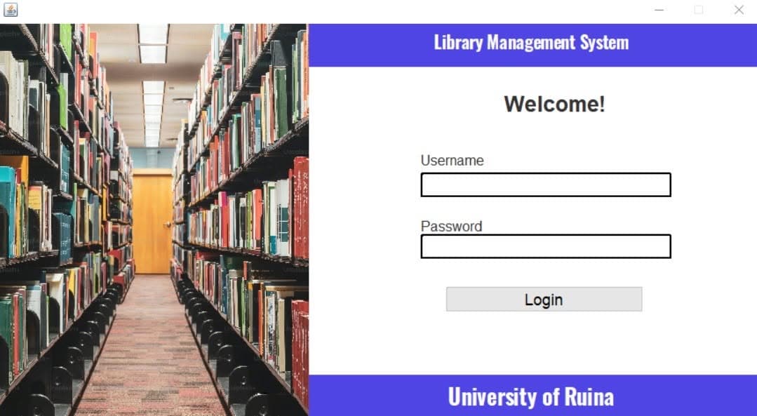 Project Library Management System preview placeholder