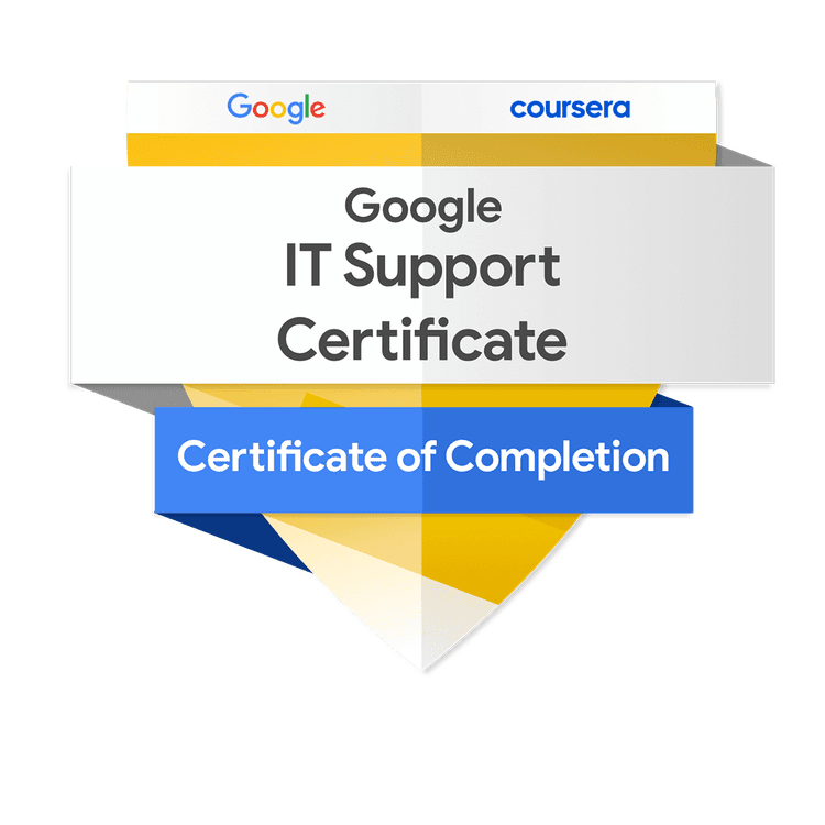 Google IT Support badge